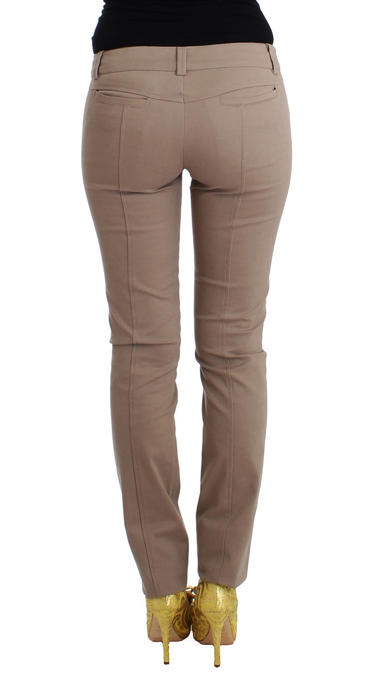 Cavalli Beige slim dress pants