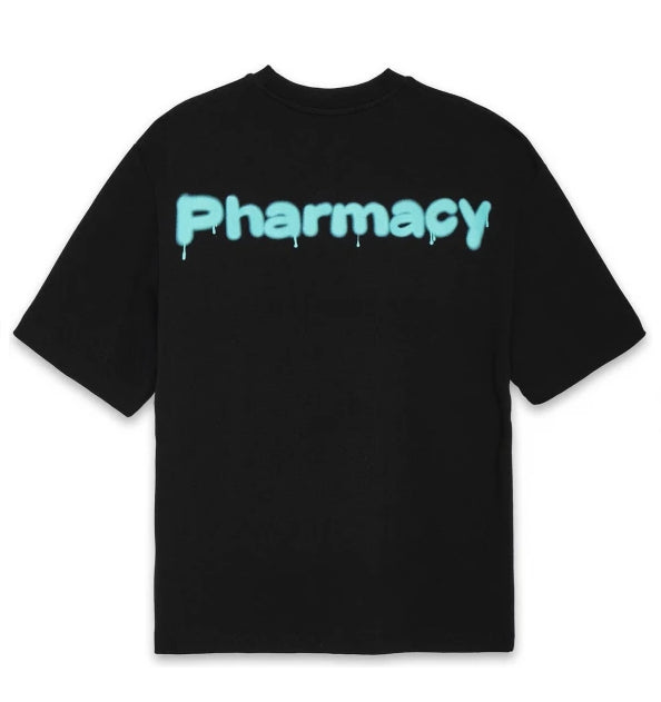 Pharmacy Industry Black Cotton Tops & T-Shirt