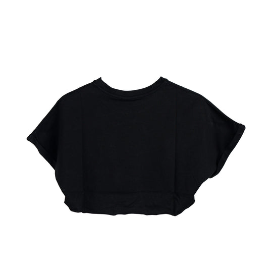 Comme Des Fuckdown Black Cotton Tops & T-Shirt